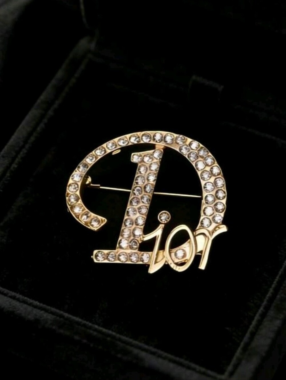 Luxury D Brooch